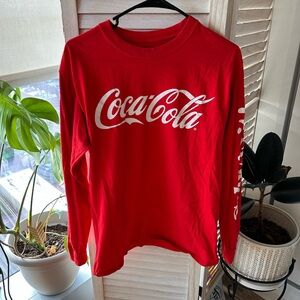 Coca Cola Red Long Sleeve Shirt